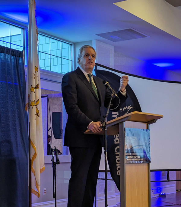 Member of IIARI's board presented the "Legislator of the Year" award to K. Joseph Shekarchi, the Speaker of the Rhode Island.jpg